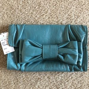 Minty Moss colored clutch